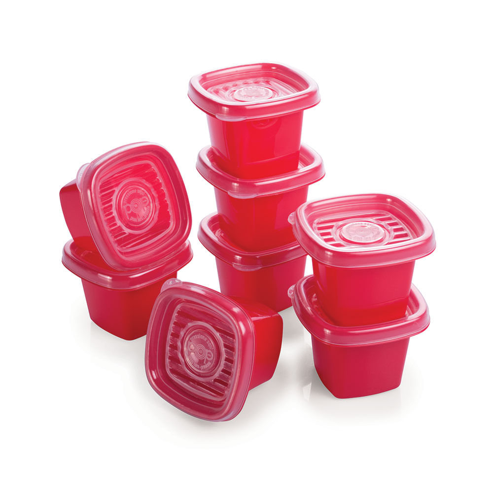 Pote Plast. Quad. Jg.c/8pcs Pop 5968