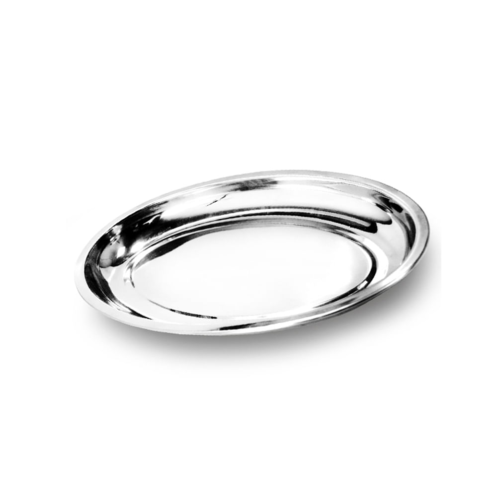 Travessa Funda Oval Inox 25cm