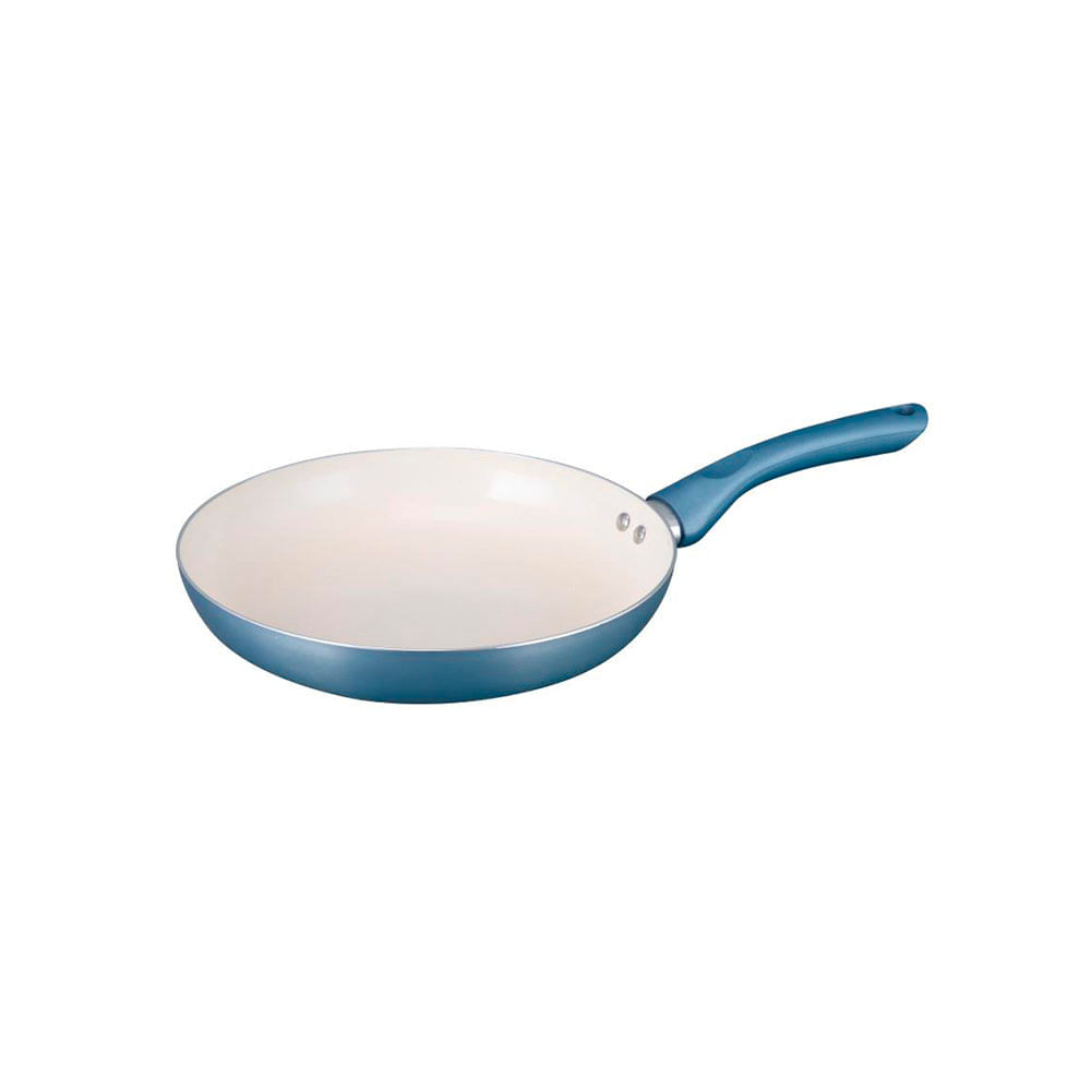 Frigideira Alum. 22cm Azul Rev. Em Ceram. Al028