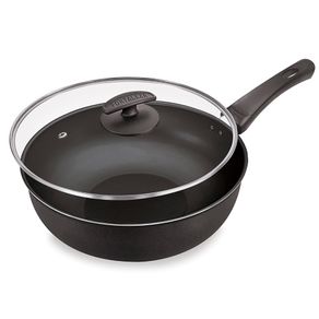 Frigideira Wok 28 Com Tampa Vidro Black 511328