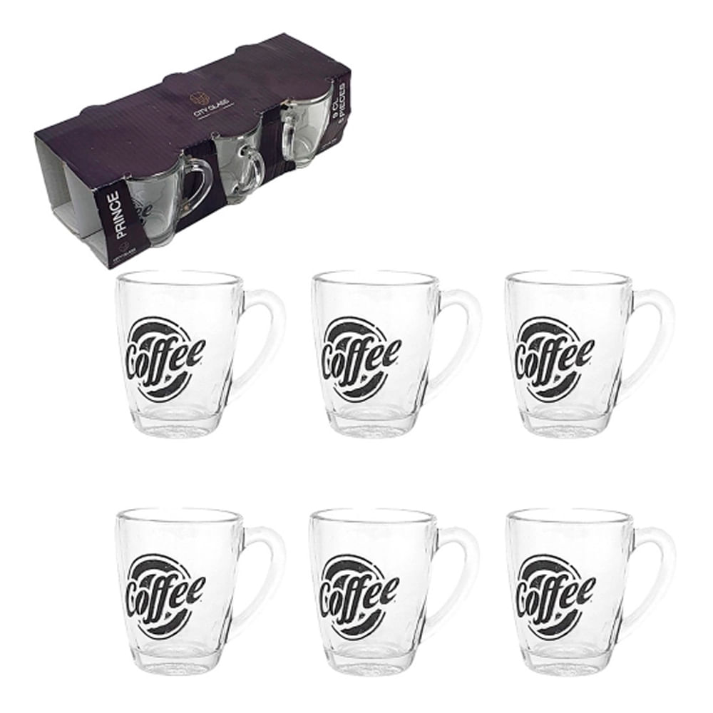 Caneca Cafe Prince Coffee C/6pcs Canc057
