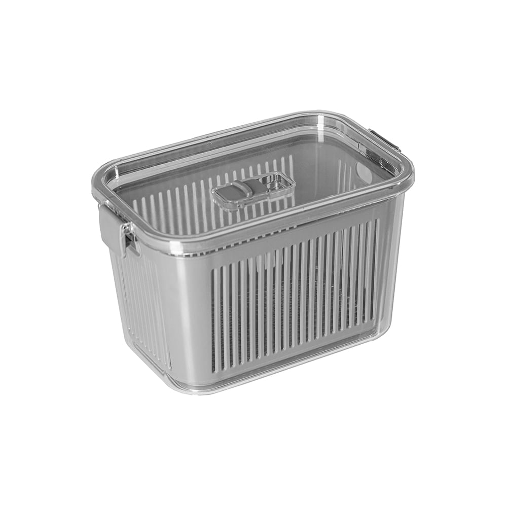 Pote Slim Multiuso 1.780ml Cinza  1770