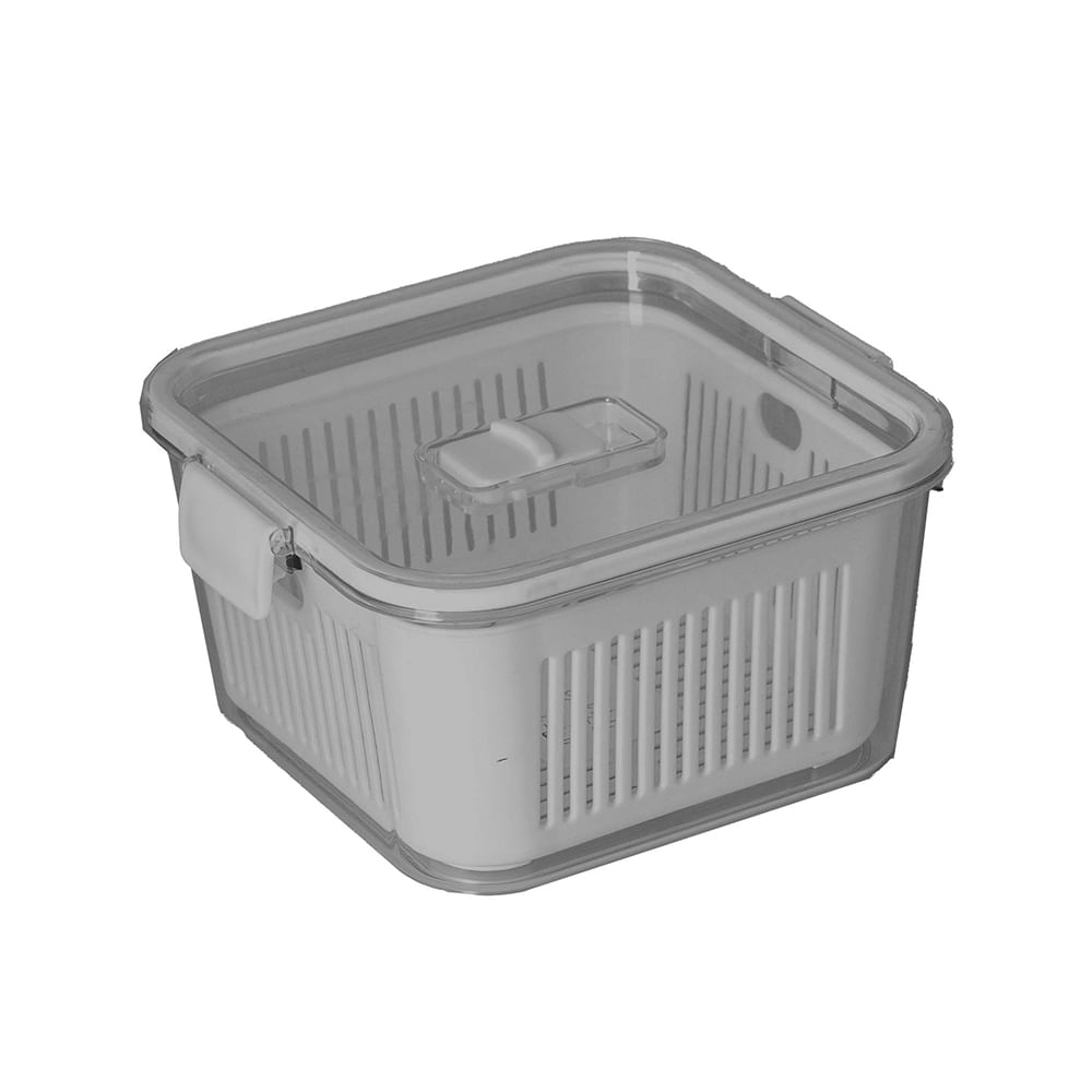 Pote Slim Multiuso 1.360ml Cinza  1776