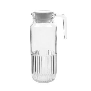 Jarra de Vidro Com Tampa Gridz 1,3l Q3653 Luminarc Jarra de Vidro Com Tampa Gridz 1,3l Q3653 Luminarc