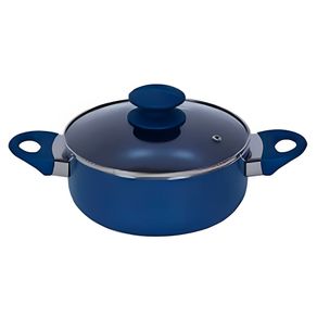 Cacarola Em Aluminio C/ Tampa 22cm Blue Al157 Casambiente Cacarola Em Aluminio C/ Tampa 22cm Blue Al157 Casambiente