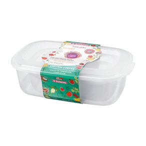 Potes de Plastico Com 3 Pecas Retangular 4,5 Lts 390/2c