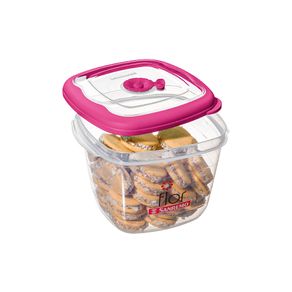 Pote de Plastico Quadrado 1,6 Lts 711/57