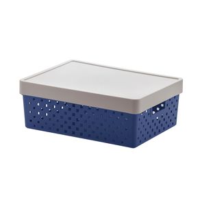 Cesto Organ.c/tp 39x29x14 Quadratta Creme 843c