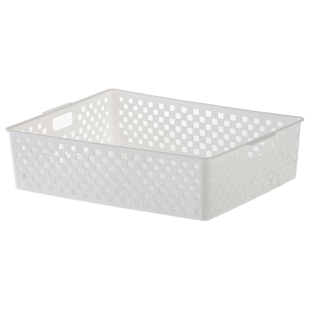 Cesto Org. Quadratta 34x27x9 Bca 889branca