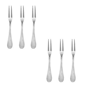 Garfo Inox 15cm P/ Aperitivo C/6pcs Cg0276 Ferimte