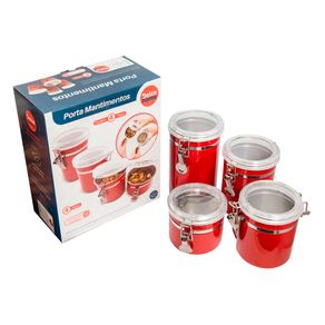 Pote Inox Colorido 4pcs A7