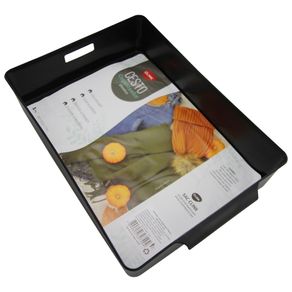 Cesto Organizador Plastico 34x23x7,5cm Ck3422