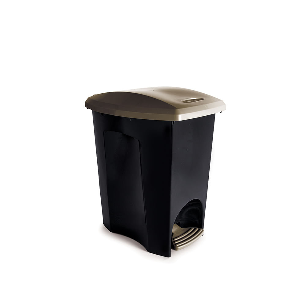 Lixeira Ecoblack C/pedal 7lts 3494