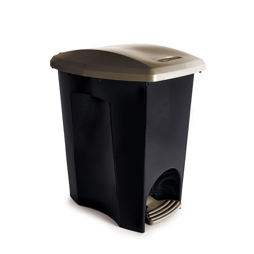 Lixeira Basc.ecoblack C/pedal 15lts 3495