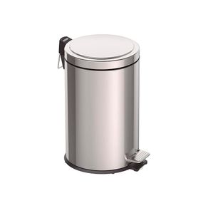 Lixeira Aco Inox C/ Pedal Brasil 12lts 94538/112 Lixeira Aco Inox C/ Pedal Brasil 12lts 94538/112