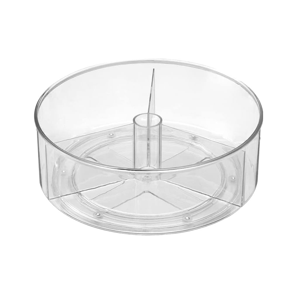 Organizador Redondo Giratorio C/3 Divisorias 26cm 2052 Paramount