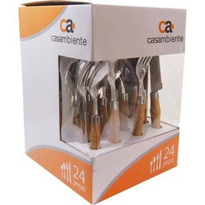 Faqueiro Inox 24pcs Linha Tropical Faq008/64 Faqueiro Inox 24pcs Linha Tropical Faq008/64