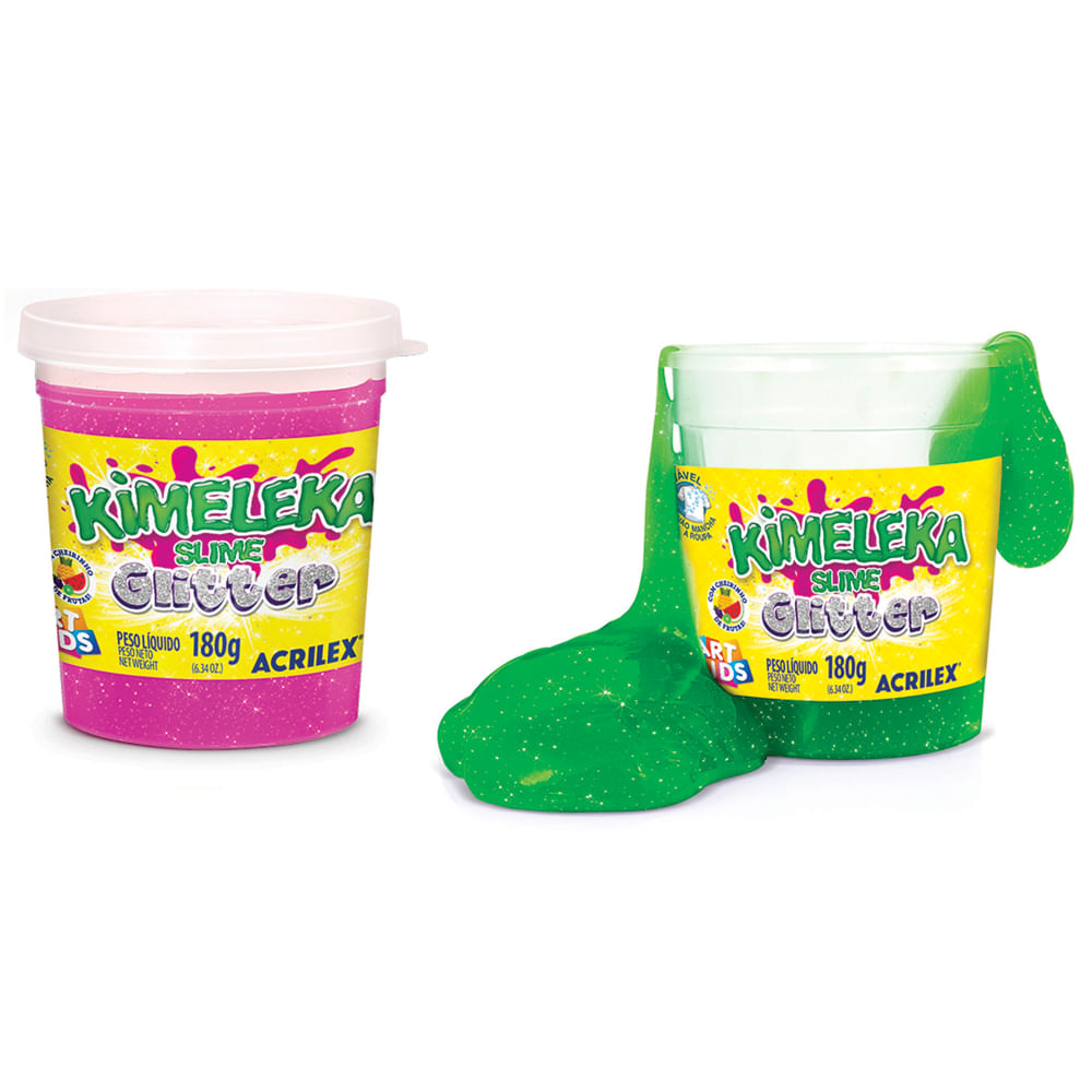 Kimeleka Slime Glitter Cores 180g  058220000