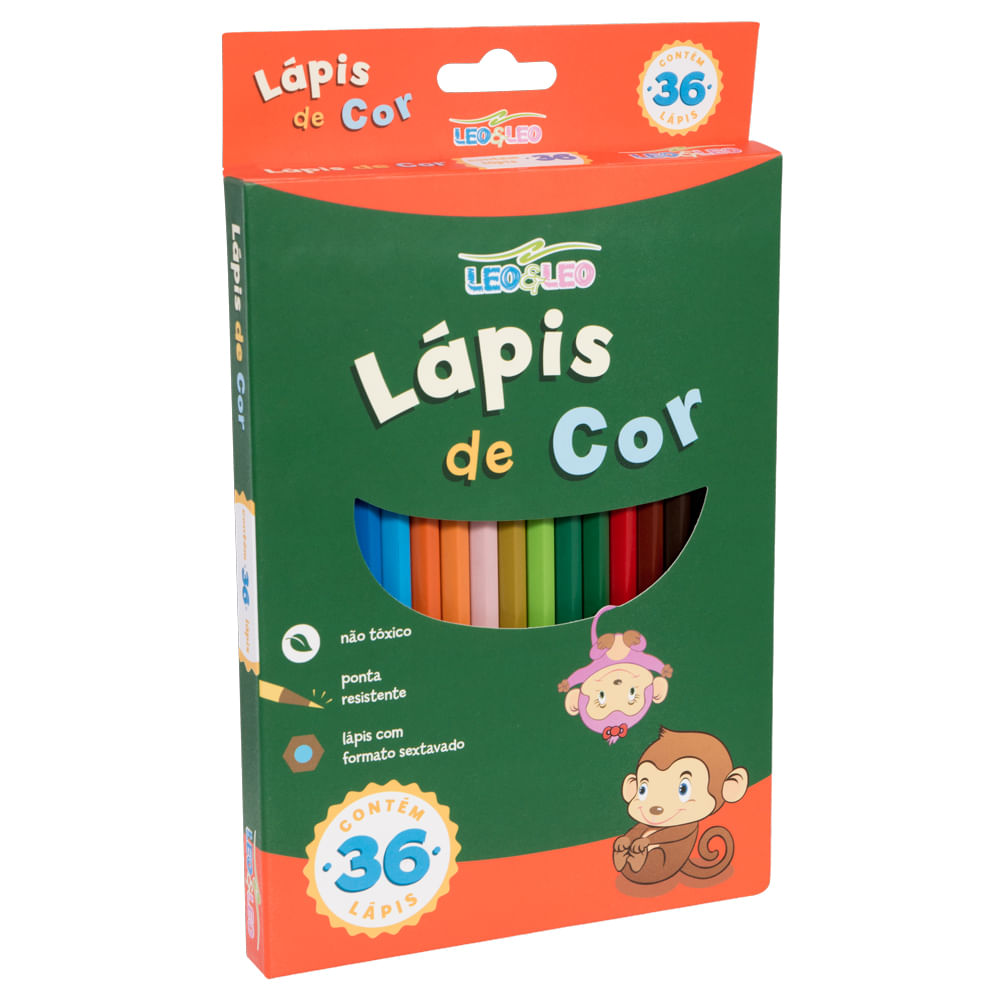 Lapis de Cor 36 Cores Sextavado Flex 4482