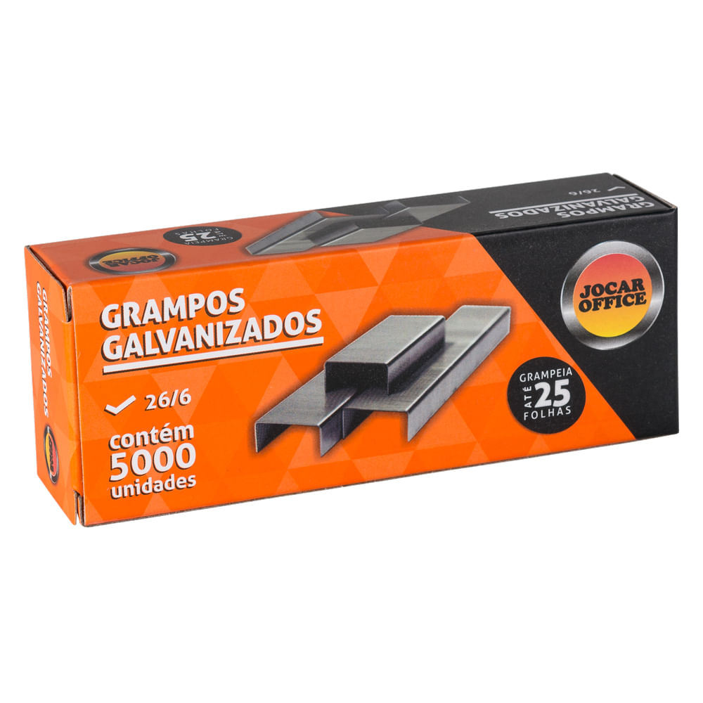Grampo P Grampeador 26/6  Com 5000un 93010