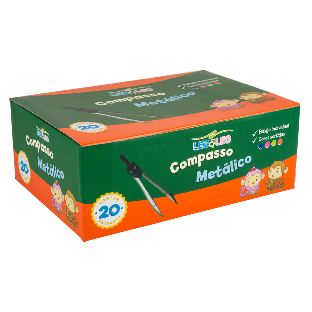 Compasso Escolar Metal 4458