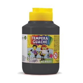 Tinta Guache 250ml Preto 02025/520