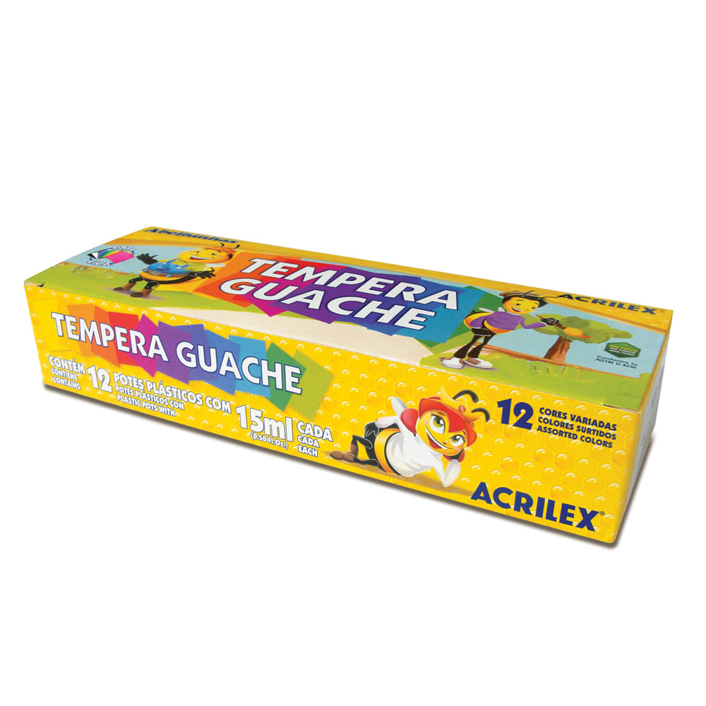 Tinta Guache 15ml 12 Cores 02012