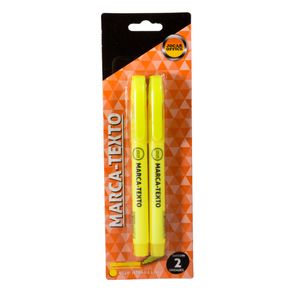 Marca Texto Amarelo C/2un Blister Leo 96077