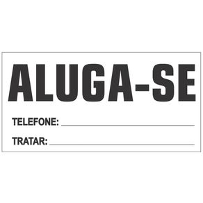 Cartaz Alugase 310x155 150g Com 50 9019