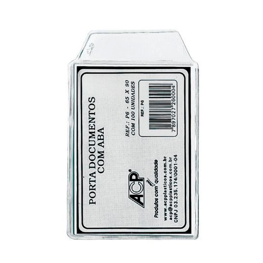 Protetor Para Doc Com Aba 75x105 Com 50un P7/50