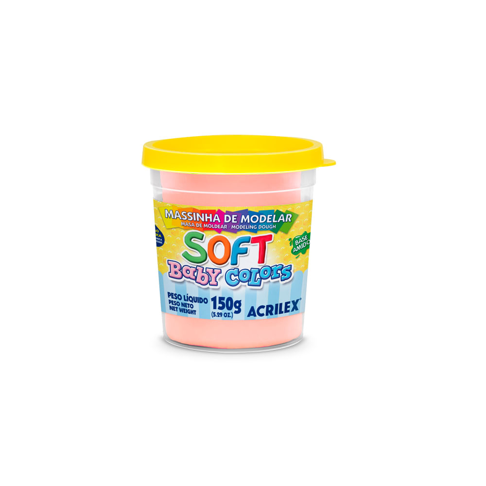 Massa de Modelar Soft 150g Salmao 07315/812