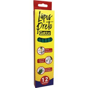 Lapis Grafite Hexagonal Verde Com 12 10003