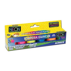 Tempera Guache Neon 6x15ml 01006
