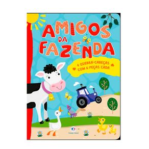 Livro Amigos da Fazenda Quebra Cabeca 0800