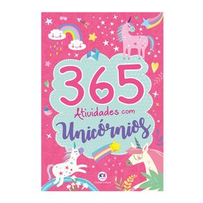 Livro 365 Atividades  e Colorir  Unicornios  9797
