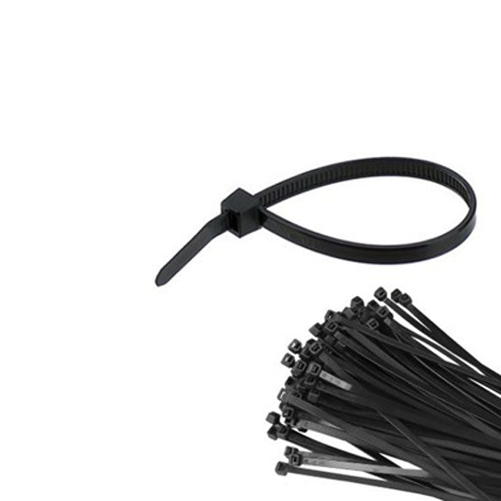 Abracadeira Nylon 2,5x100mm Pt C/100pcs Na4030