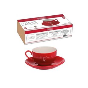 Xicara Cha Porc. Lamour Jg 12pcs Vm Jgch044vm Xicara Cha Porc. Lamour Jg 12pcs Vm Jgch044vm