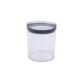 Pote de Acrilico Empilhavel C/ Tampa Redondo Porta Mantimentos Transparente 850ml  Oikos