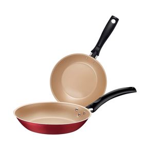 Jogo de Frigideiras Turim Em Aluminio Com Revestimento Interno Em Antiaderente Starflon Max C/2 Peca Jogo de Frigideiras Turim Em Aluminio Com Revestimento Interno Em Antiaderente Starflon Max C/2 Peca