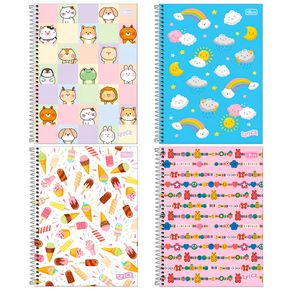 Caderno 10 Materias Spice Capa Dura Sortido C/ 160 Folhas Formato 200mm X 275mm Papel 56g/m Caderno 10 Materias Spice Capa Dura Sortido C/ 160 Folhas Formato 200mm X 275mm Papel 56g/m
