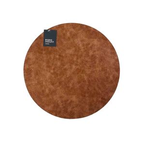 Lugar Americano Nude Premium Tex Redondo 38cm P/ Sala de Jantar Sousplat Lugar Americano Nude Premium Tex Redondo 38cm P/ Sala de Jantar Sousplat