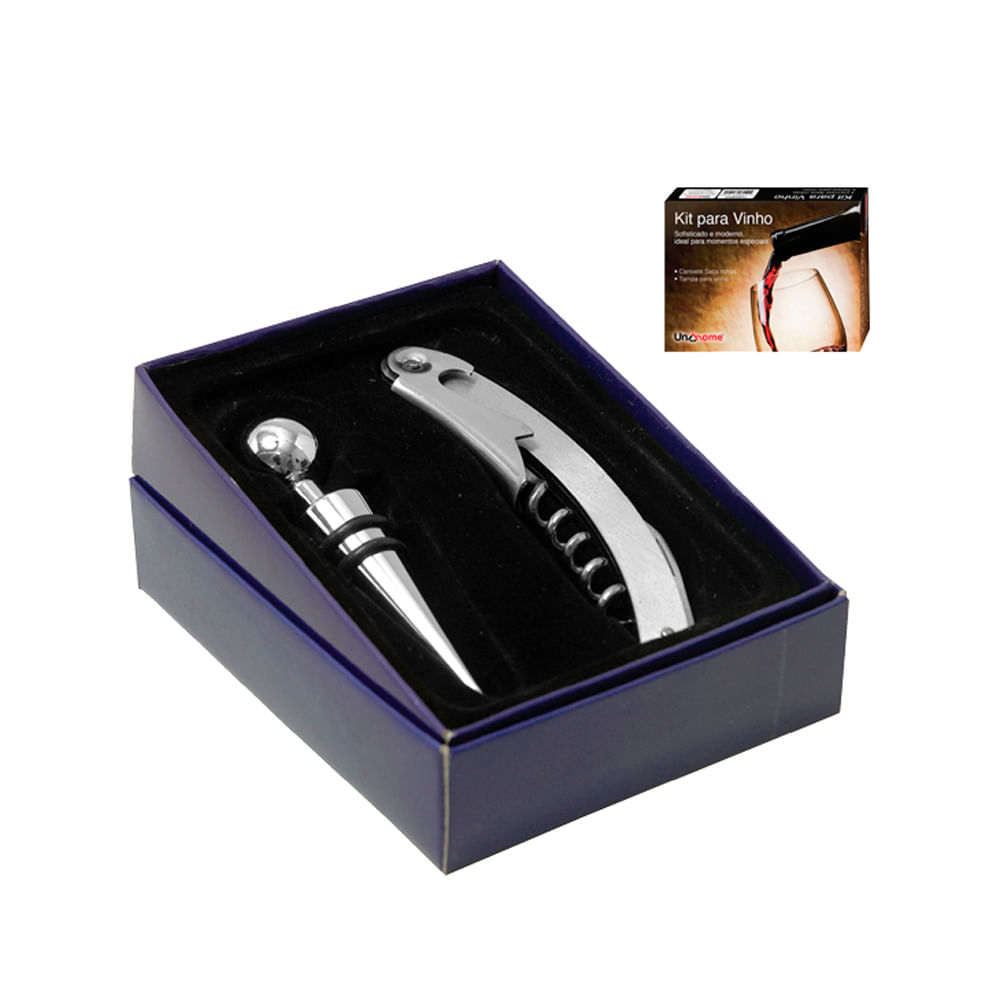 Kit Para Vinho C/ 2 Pecas