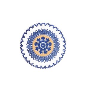 Prato de Sobremesa Floreal La Carreta de Ceramica 20cm Prato de Sobremesa Floreal La Carreta de Ceramica 20cm