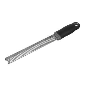 Ralador Zester Em Aco Inox e Cabo Em Polipropileno Preto Utensilios P/ Cozinha Ralador Zester Em Aco Inox e Cabo Em Polipropileno Preto Utensilios P/ Cozinha