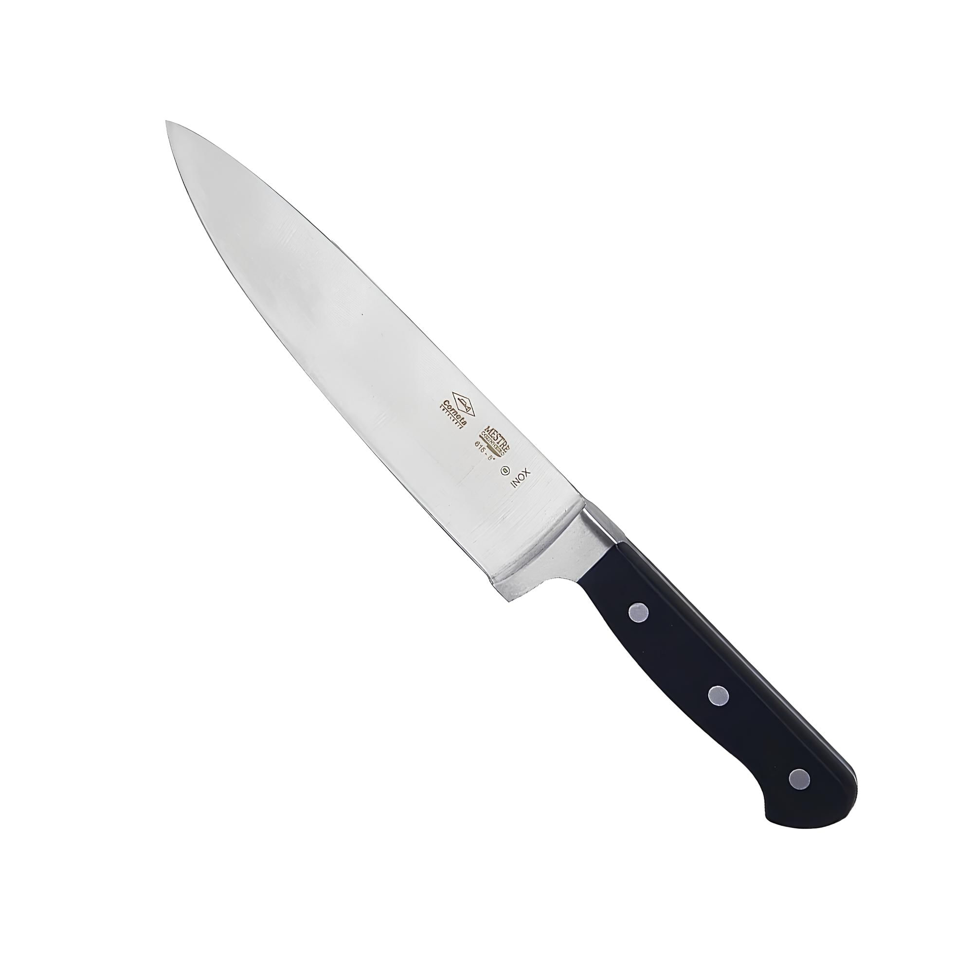 Faca de Carne 8" Mestre Cozinheiro Em Aco Inox C/ 2,5mm de Espessura