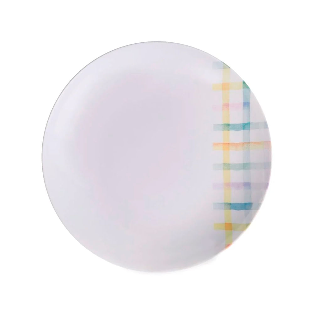 Prato Fundo Tramontina Sweet Color Em Porcelana Decorada 21cm
