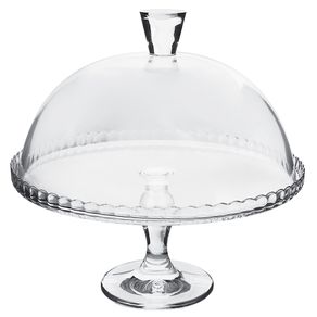 Prato Para Bolo Vidro Com Tampa/pe Patisserie 46212ful Prato Para Bolo Vidro Com Tampa/pe Patisserie 46212ful