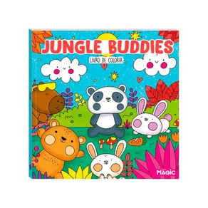 Livro de Colorir Jungle Buddies C/ 24 Paginas P/ Pintura Coloring Book Livro de Colorir Jungle Buddies C/ 24 Paginas P/ Pintura Coloring Book
