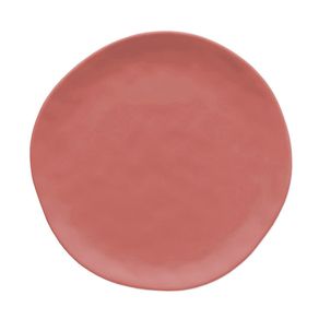 Prato Raso de Jantar Colecao Organic Em Ceramica Terracota 26cm