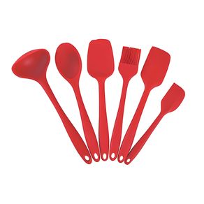 Kit Utensilios de Cozinha Em Silicone 6 Pecas | Resistente 230 C | Livre de Bpa | Antiaderente